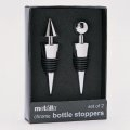 Metalla Chrome Bottle Stopper (Set of 2)